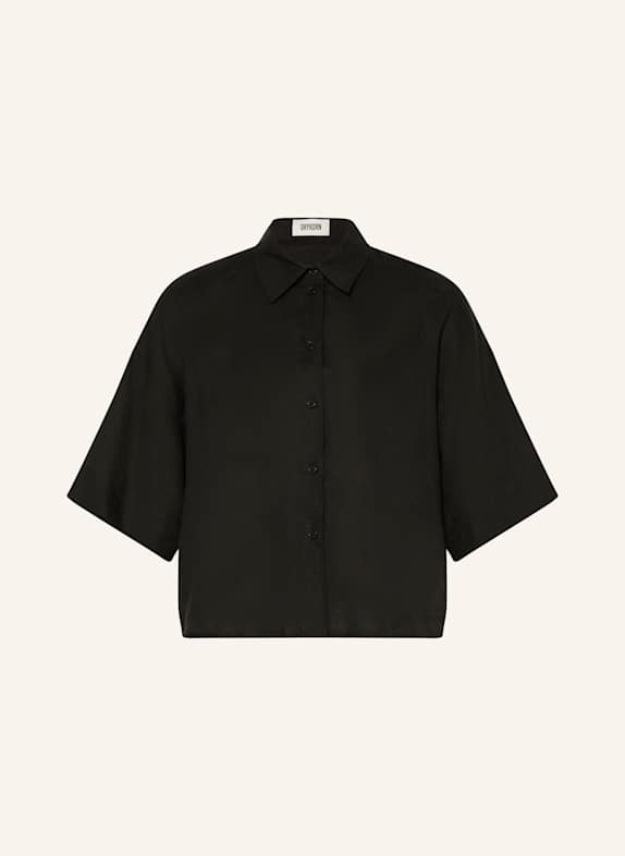 DRYKORN Hemdbluse YARIKA aus Leinen SCHWARZ