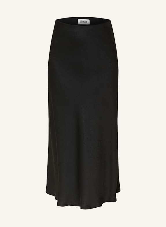DRYKORN Satin skirt URA BLACK