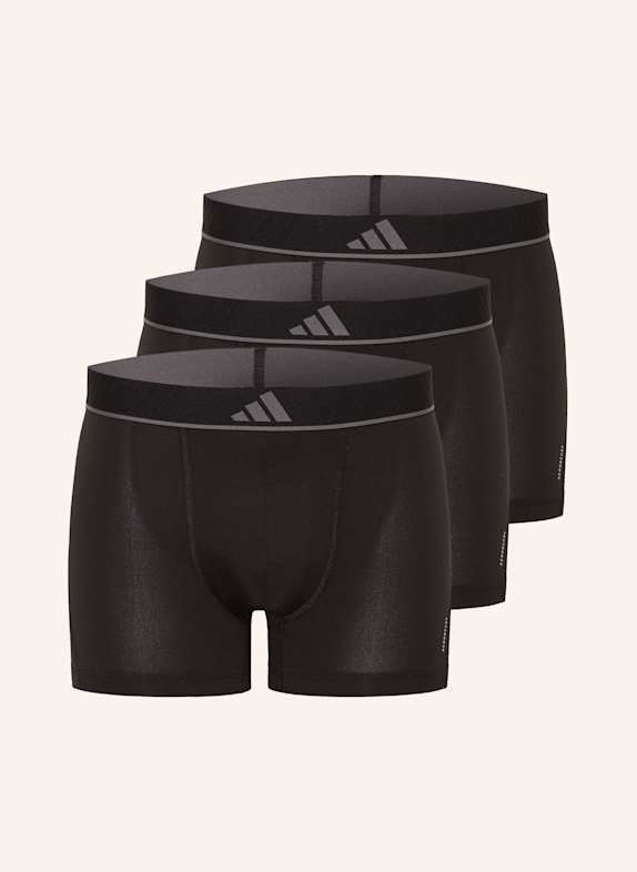 adidas Bokserki ACTIVE MICRO FLEX ECO, 3 szt. CZARNY