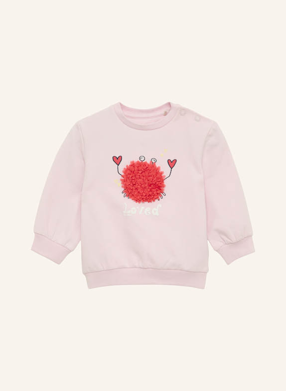 s.Oliver RED Sweatshirt HELLROSA/ WEISS/ ROT