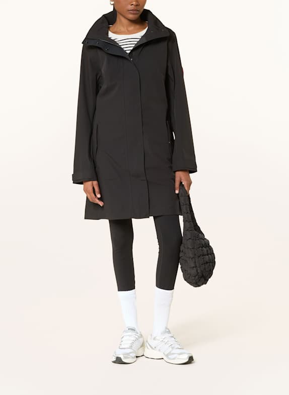 CANADA GOOSE Regenmantel CARDERO SCHWARZ