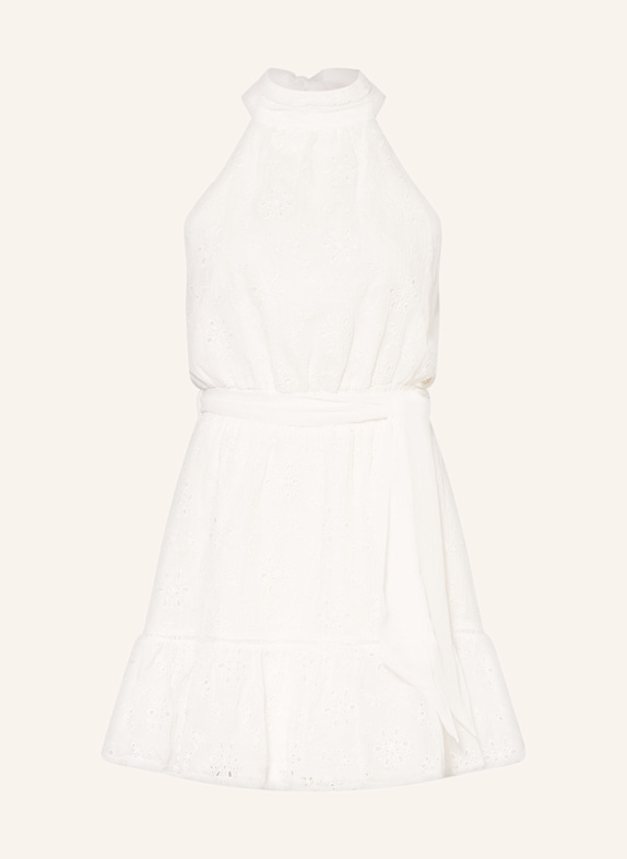 GUESS DANILE dress in broderie anglaise WHITE