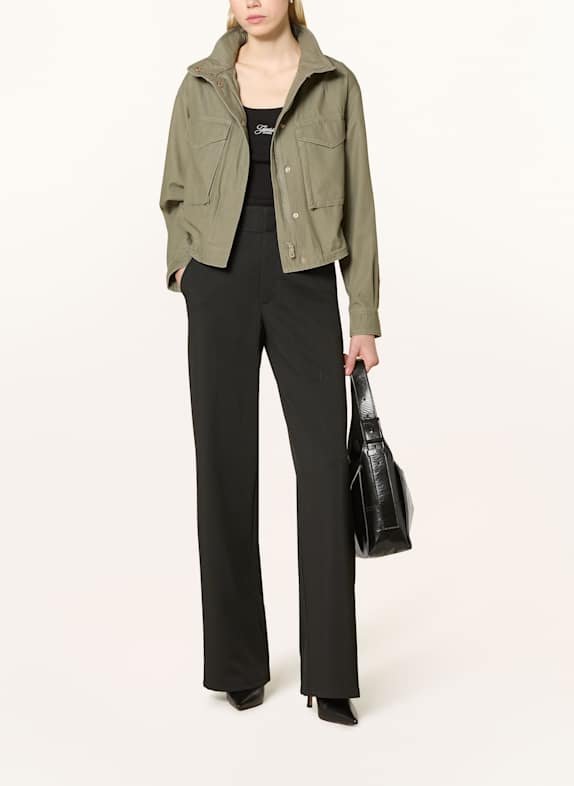 GUESS Kurtka YASMINE KHAKI