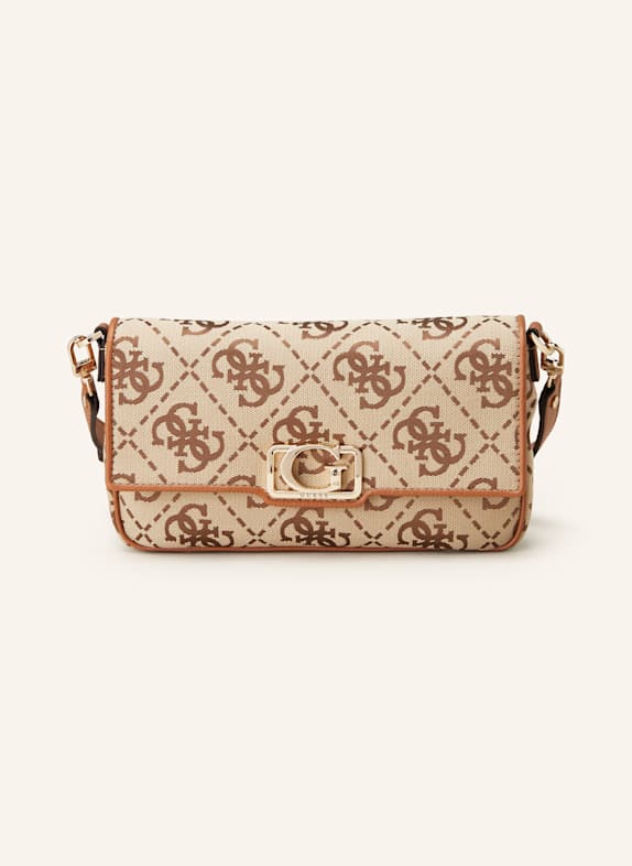 GUESS Umhängetasche CIRCE BEIGE/ HELLBRAUN/ COGNAC