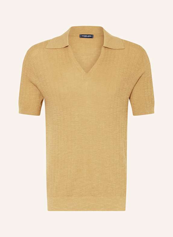 FRESCOBOL CARIOCA Strick-Poloshirt JOAQUIM CAMEL