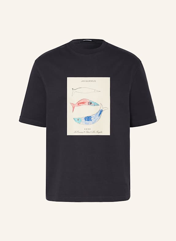 JACQUEMUS T-Shirt LE TSHIRT MARINO DUNKELBLAU