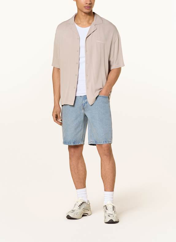 PEGADOR Resorthemd Comfort Fit TAUPE
