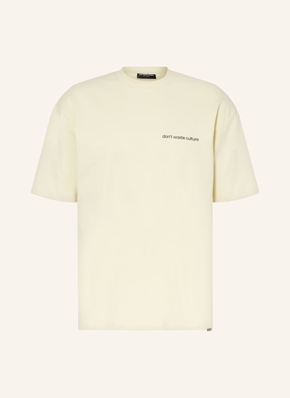 don't waste culture T-Shirt CLEO BEIGE