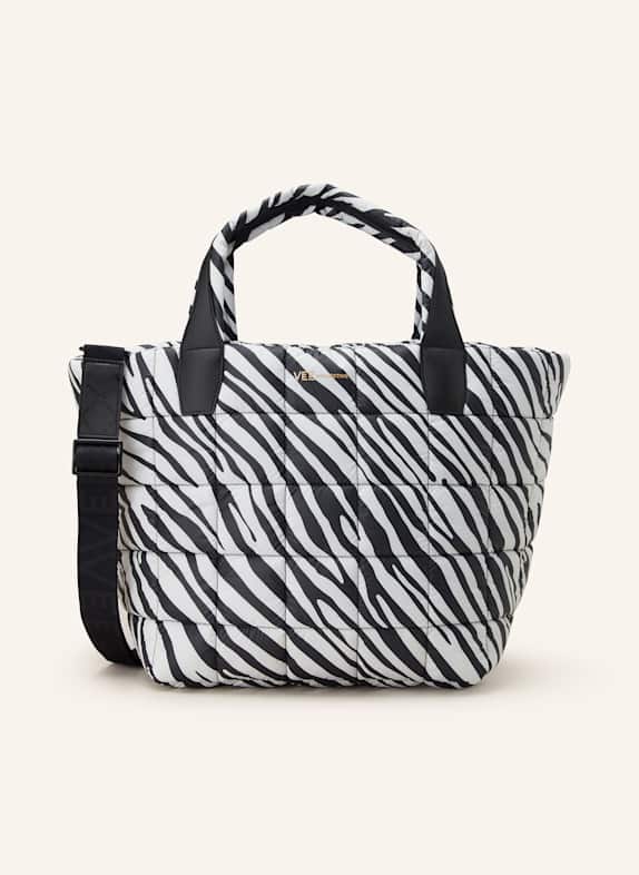Vee Collective Shopper PORTER TOTE MEDIUM WEISS/ SCHWARZ