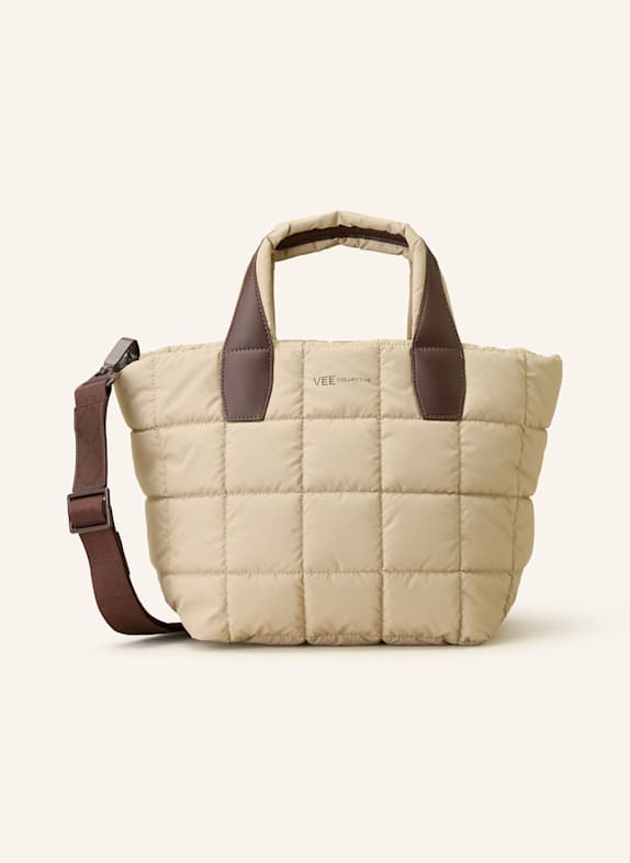 Vee Collective Shopper PORTER TOTE SMALL mit Pouch CREME