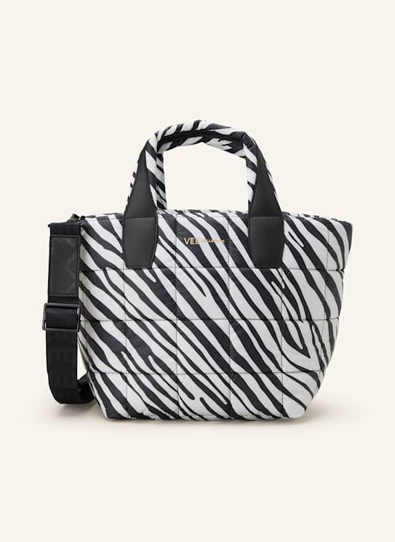 Vee Collective Shopper PORTER TOTE SMALL mit Pouch SCHWARZ/ WEISS