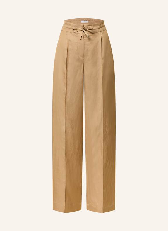 RIANI Marlenehose mit Leinen CAMEL
