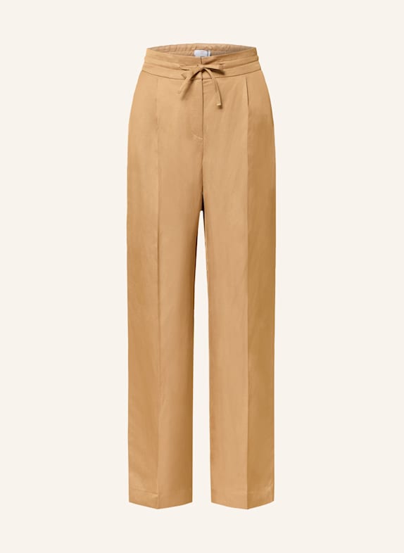 RIANI Marlenehose mit Leinen CAMEL