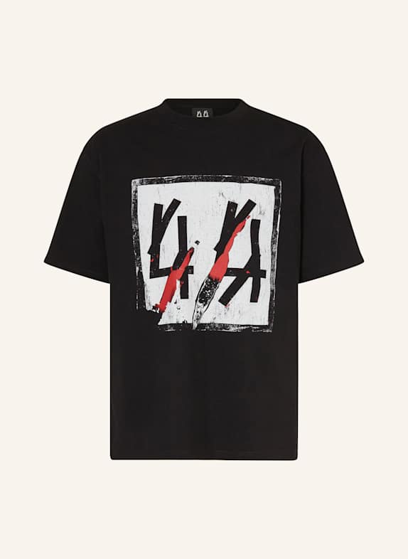 44 LABEL GROUP T-Shirt STICKA SCHWARZ