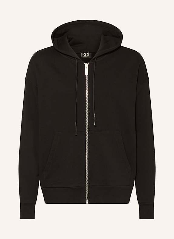 44 LABEL GROUP Sweatjacke SCHWARZ/ HELLGRAU