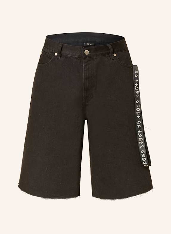44 LABEL GROUP Jeansshorts Regular Fit SCHWARZ