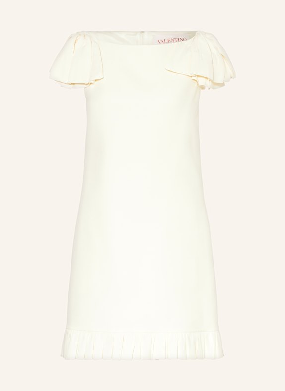 VALENTINO Dress with silk ECRU