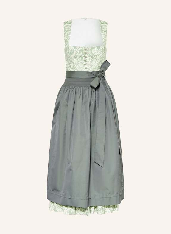SPORTALM Dirndl GRÜN/ ECRU