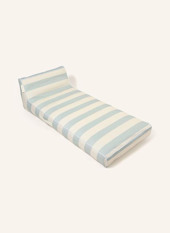 SUNNYLIFE Luftmatratze HELLBLAU/ WEISS