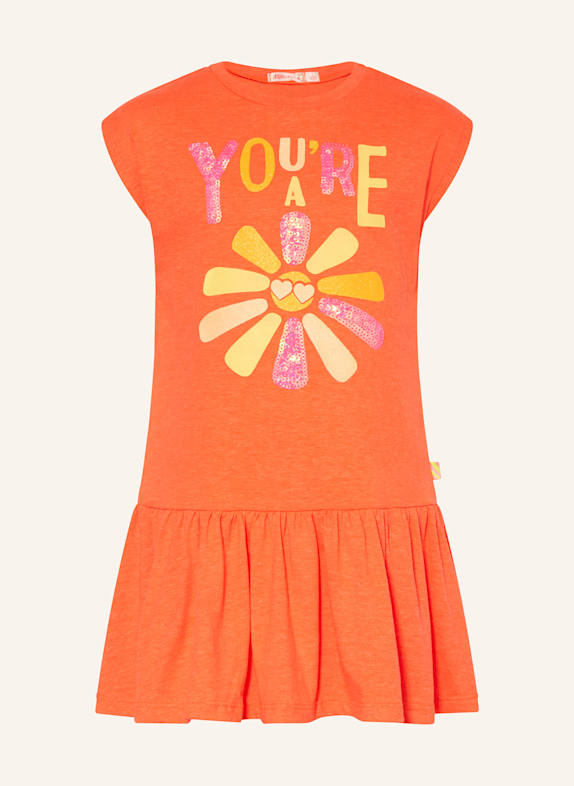 Billieblush Jerseykleid mit Pailletten ORANGE