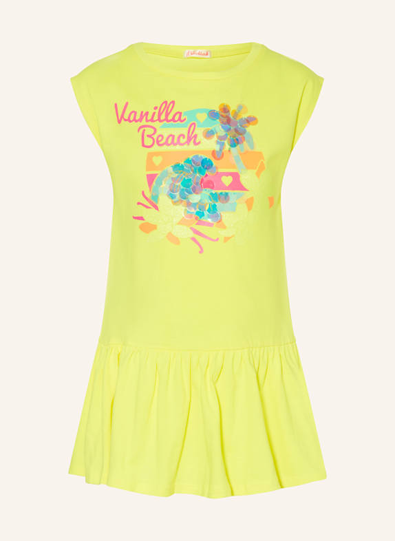 Billieblush Jerseykleid mit Pailletten NEONGELB
