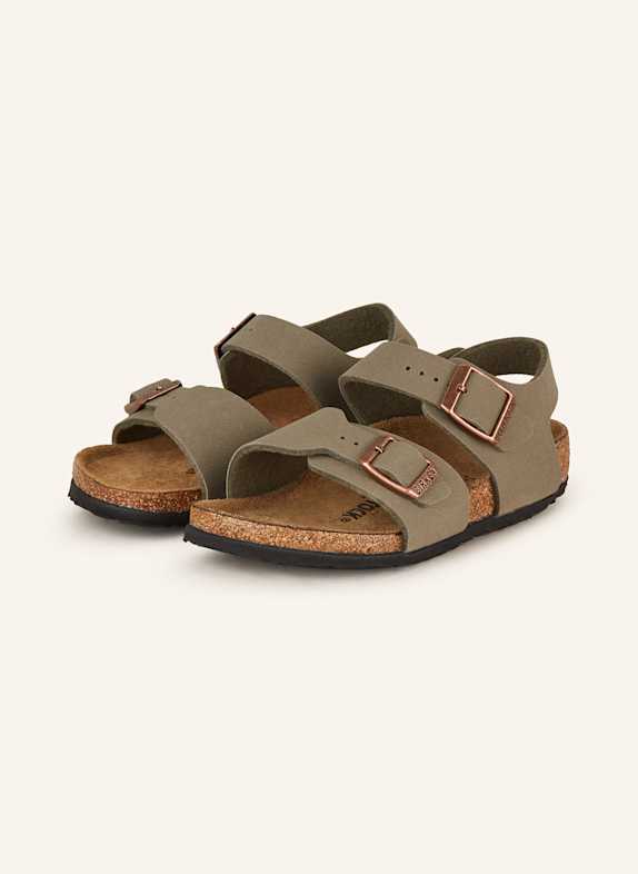 BIRKENSTOCK Sandały NEW YORK CZIEMNOSZARY