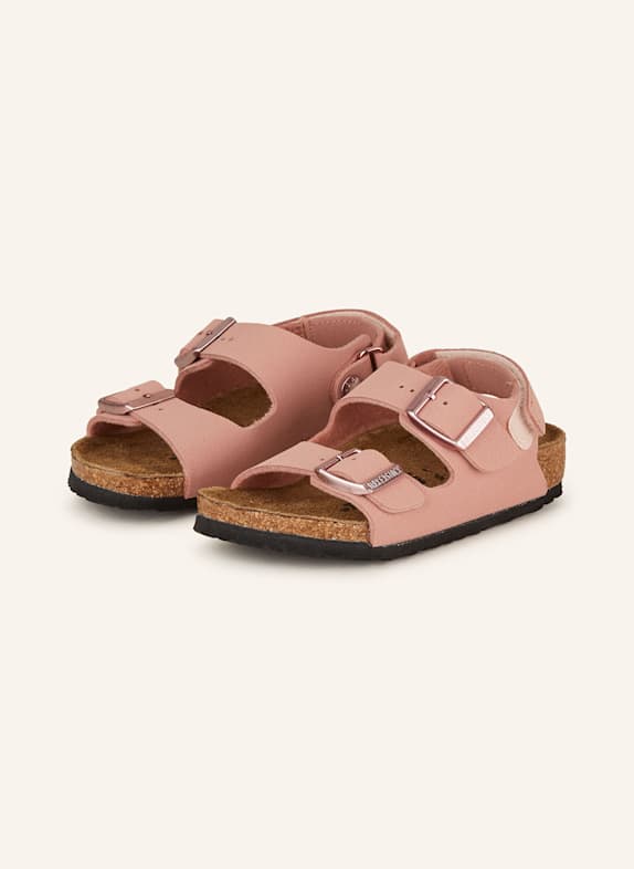 BIRKENSTOCK Klapki MILANO AS MOCNORÓŻOWY