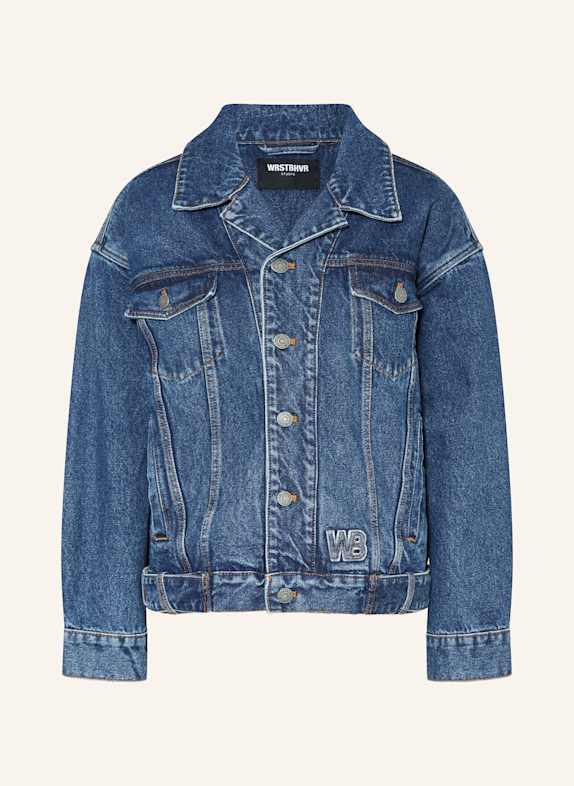 WRSTBHVR Oversized-Jeansjacke FRANK V2 5002 DARK BLUE