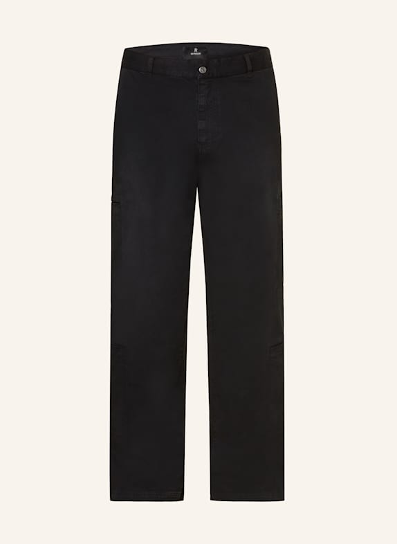 REPRESENT Cargohose Straight Relaxed Fit SCHWARZ
