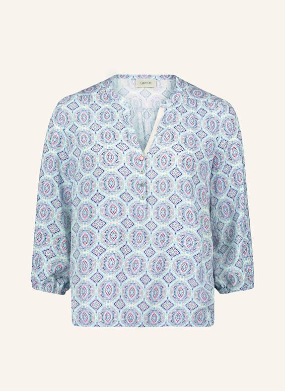 CARTOON Shirt blouse with 3/4 sleeves MINT/ LIGHT RED/ BLUE
