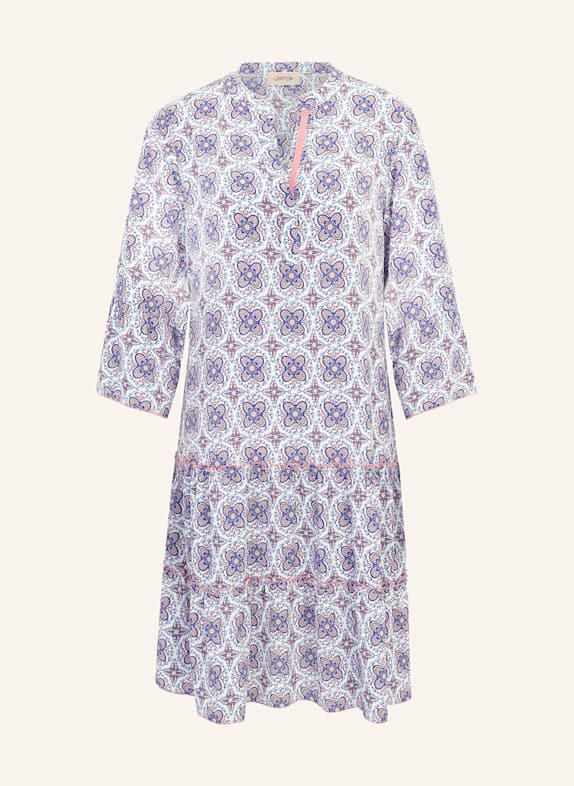 CARTOON Kleid mit 3/4-Arm BLAU/ HELLORANGE