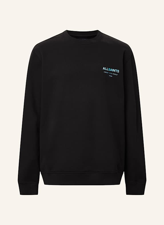 ALLSAINTS Bluza nierozpinana UNDERGROUND CREW CZARNY