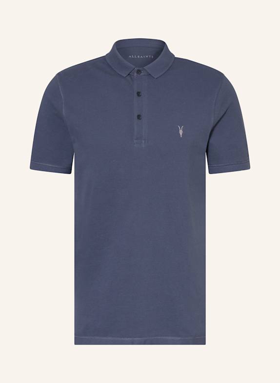 ALLSAINTS Polokošile z piké REFORM Slim Fit TMAVĚ MODRÁ