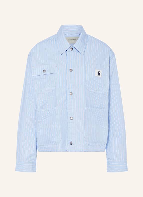 carhartt WIP Overjacket W'NOTA HELLBLAU/ WEISS/ SCHWARZ
