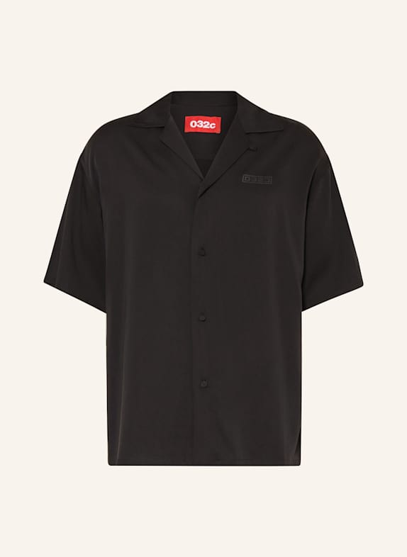 032c Resorthemd 111 Relaxed Fit SCHWARZ