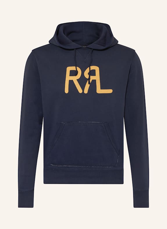 RRL Bluza z kapturem GRANATOWY/ CIEMNOŻÓŁTY
