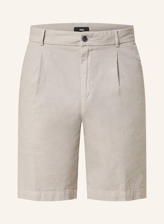CINQUE Chinoshorts CISALTO Regular Fit mit Leinen GRAU