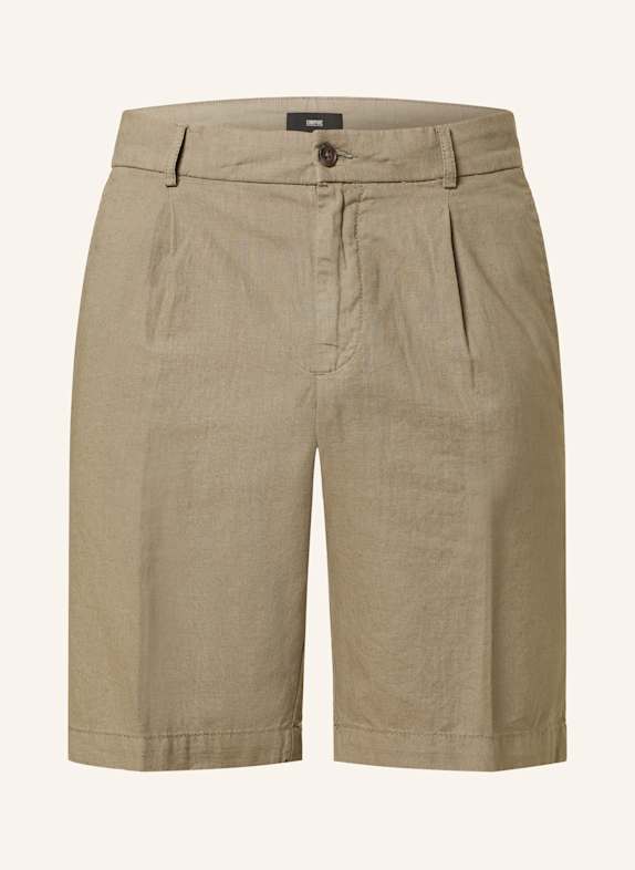 CINQUE Chinoshorts CISALTO Regular Fit mit Leinen KHAKI