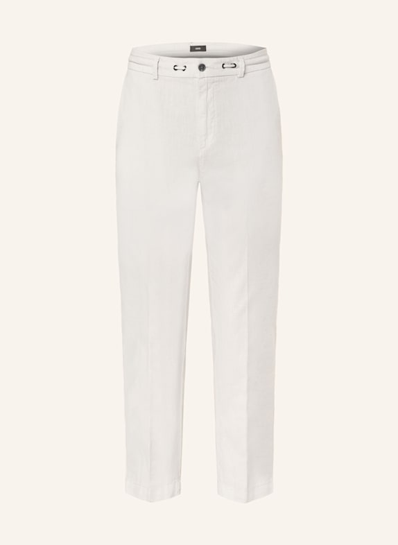CINQUE Chino CIJULI-O Modern Fit mit Leinen HELLGRAU