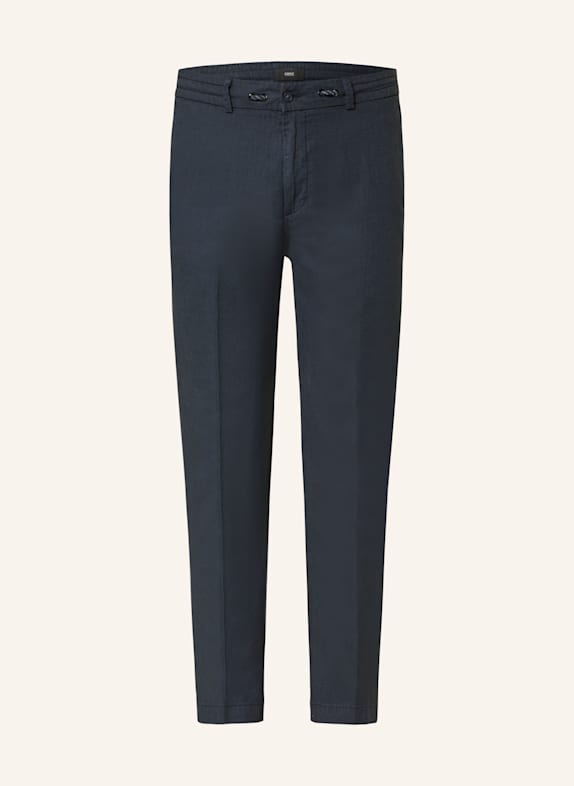 CINQUE Chino CIJULI-O modern fit with linen DARK BLUE