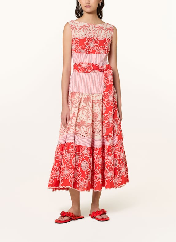 TALBOT RUNHOF Kleid ORANGE/ CREME