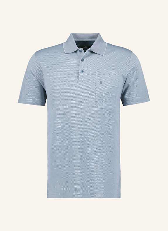 RAGMAN Piqué-Poloshirt BLAU