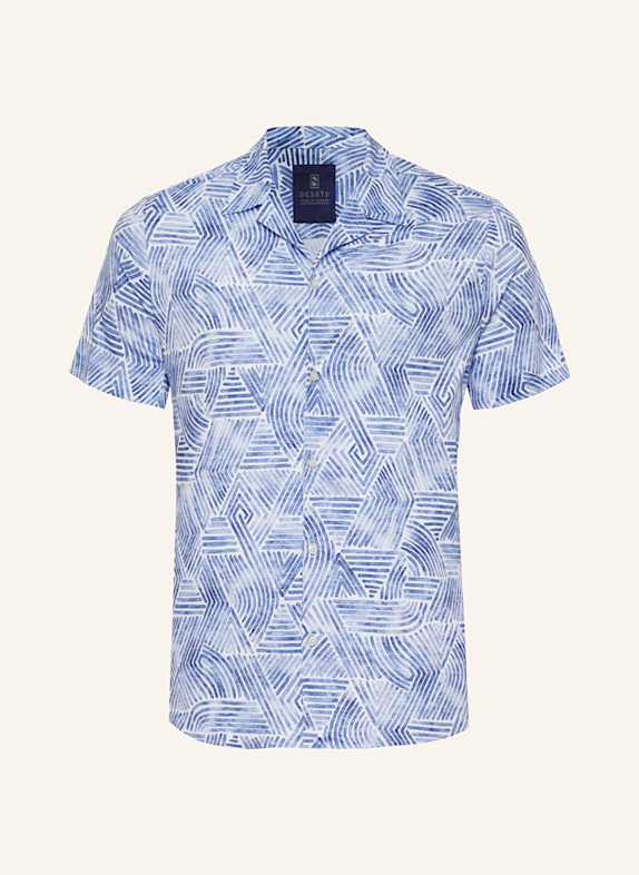 DESOTO Resorthemd LIDO Regular Fit WEISS/ BLAU