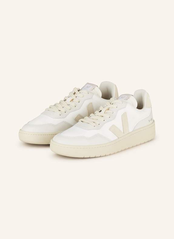 VEJA Sneakers V-90 WHITE/ LIGHT GRAY/ ECRU