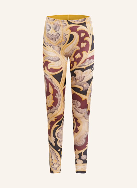 Wolford Feinstrumpf-Leggings PAISLEY BAROQUE GELB/ HELLGRÜN/ ORANGE