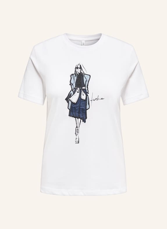ONLY T-Shirt WEISS