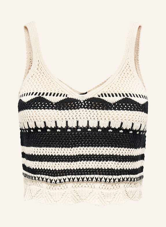 ONLY Stricktop ECRU/ SCHWARZ