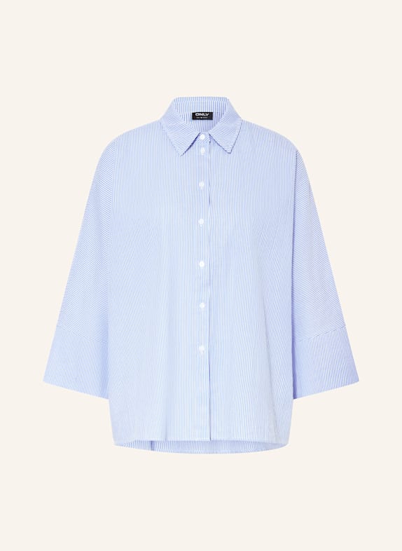 ONLY Hemdbluse BLAU / WEISS