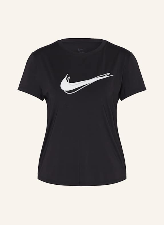 Nike Laufshirt ONE SWOOSH SCHWARZ