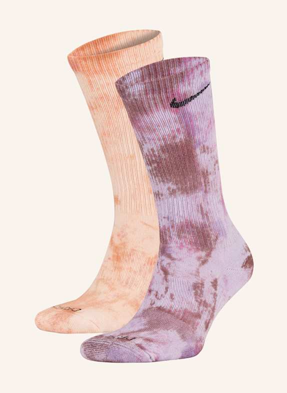 Nike Skarpety w 2-paku JASNOPOMARAŃCZOWY/ LILA